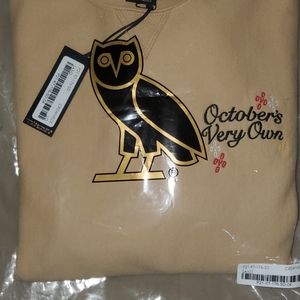 OVO POMPOM SCRIPT CREWNECK